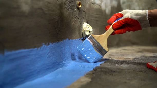 Commercial Waterproofing project at a Williamsport, MD business property by SJ Waterproofing Pros